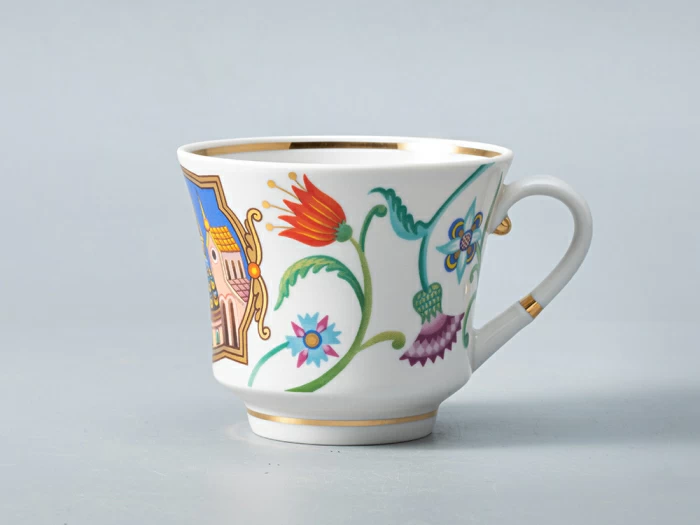 Чашка с блюдцем чайная 220 мл форма Банкетная рисунок Чудоград. Камаринская арт. 81.29158.00.1, 