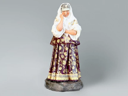 Скульптура Народности России Олонецкая женщина арт. 82.66475.00.1