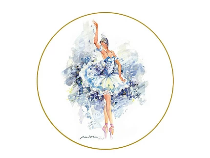 Тарелка декоративная 195 мм форма Эллипс рисунок Фея нежности арт. 80.86804.00.1 Тарелка декоративная 195 мм форма Эллипс рисунок Фея нежности арт. 80.86804.00.1