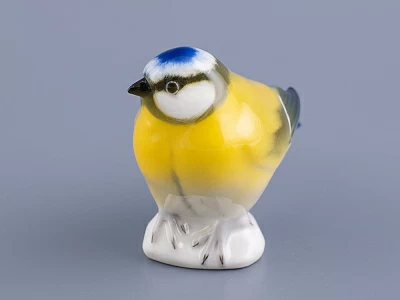Скульптура форма Синица рисунок Лазоревка арт. 82.78548.00.1