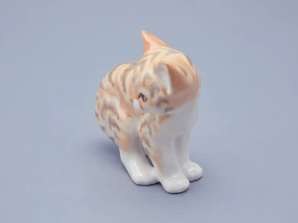 Скульптура Кошка рыжая арт. 82.44488.00.1, 