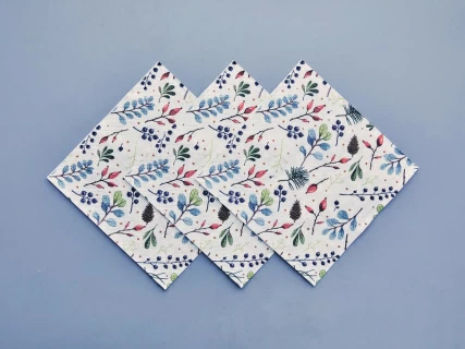 Салфетки бумажные, рисунок Календа, 33х33 см, 20 шт, арт 14.00973.05, 