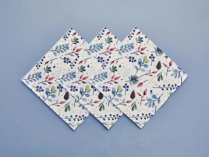 Салфетки бумажные, рисунок Календа, 33х33 см, 20 шт, арт 14.00973.05