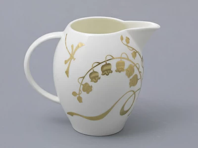 Сервиз чайный на 6 персон, 15 предметов, форма Оливия, рисунок Нежный ландыш, арт 81.31430.00.1