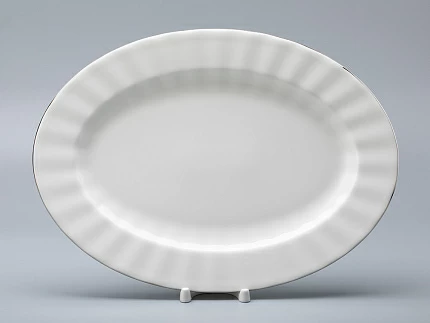 Сервиз столовый форма Нега рисунок Платиновая  лента, 6 персон 24 предмета арт. 81.30716.00.1