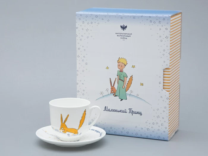 Подарочный набор форма Ландыш рисунок Маленький Принц  и Лис арт. 81.27753.00.1,  Подарочный набор форма Ландыш рисунок Маленький Принц  и Лис арт. 81.27753.00.1,