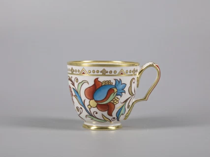 Сервиз чайный форма Александр III рисунок Русский, 6 персон 15 предметов арт. 81.30144.00.1,  Сервиз чайный форма Александр III рисунок Русский, 6 персон 15 предметов арт. 81.30144.00.1,