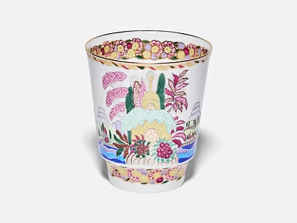 Чашка с блюдцем кофейная 165 мл.,  форма Майская, рисунок Голубое озеро арт. 81.13568.00.1