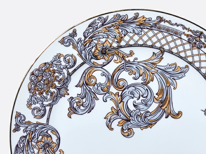 Блюдо круглое 300 мм в подарочной упаковке, форма Стандартная 2, рисунок Барокко, арт. 81.34919.00.1, 