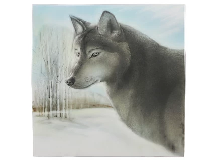 Пласт 350х350 форма Квадратный рисунок Волк арт. 80.88955.00.1