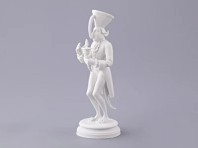 Скульптура в подарочной упаковке, форма Карнавал 2, рисунок Белый, арт. 81.33714.00.1