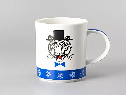 Кружка форма Стандарт рисунок Карнавал в синем арт. 80.37969.00.1