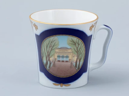 Бокал с блюдцем форма Ленинградский рисунок Летний сад Петра I арт. 81.31479.00.1, 