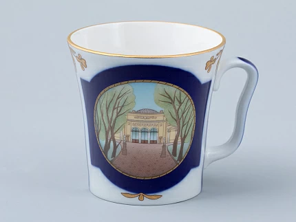 Бокал с блюдцем форма Ленинградский рисунок Летний сад Петра I арт. 81.31479.00.1