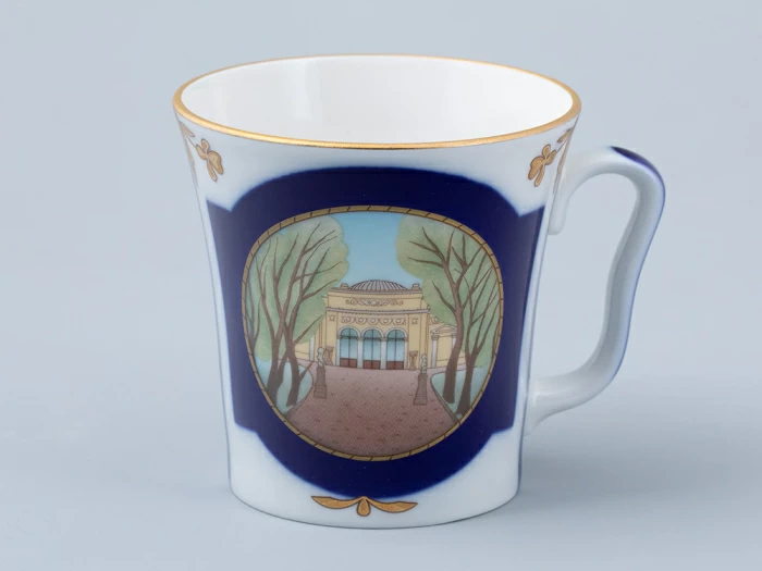 Бокал с блюдцем форма Ленинградский рисунок Летний сад Петра I арт. 81.31479.00.1, 