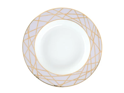 Тарелка глубокая 225 мм форма Европейская - 2 рисунок Морозная сказка, арт. 80.96943.00.1, 