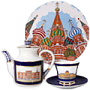 Москва и Петербург в фарфоре
