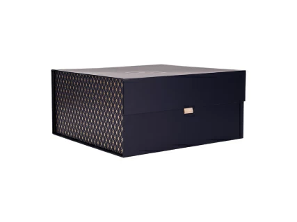 Подарочная упаковка сервизная средняя 360х335х170 мм Синяя (на магнитах) арт. 14.70348.01, 