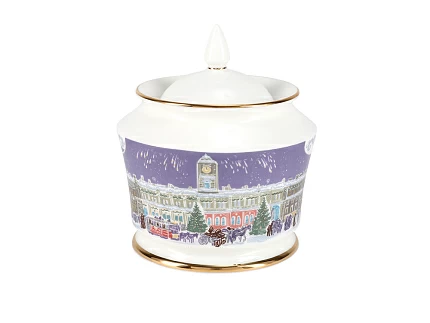 Сервиз чайный форма Юлия рисунок Серебряные коньки, 6 персон 14 предметов арт. 81.29098.00.1