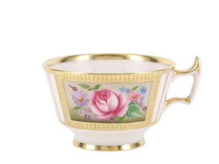 Чашка с блюдцем чайная 240 мл форма Александрия рисунок Воспоминание  арт. 81.17422.00.1,  Чашка с блюдцем чайная 240 мл форма Александрия рисунок Воспоминание  арт. 81.17422.00.1,