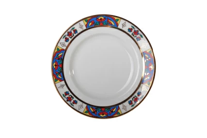 Трехпредметный комплект чайный 230 мл форма Весенняя рисунок Народные узоры арт. 81.18074.00.1, 