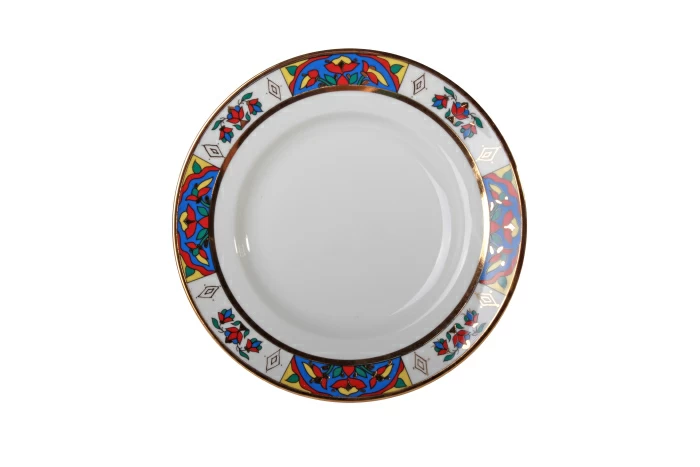 Трехпредметный комплект чайный 230 мл форма Весенняя рисунок Народные узоры арт. 81.18074.00.1, 