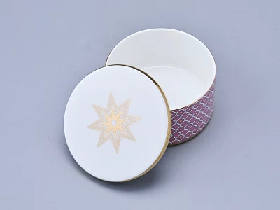 Шкатулка Идиллия рисунок Астра 2, в подарочной упаковке, арт 81.32376.00.1