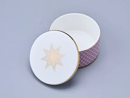 Шкатулка Идиллия рисунок Астра 2, в подарочной упаковке, арт 81.32376.00.1