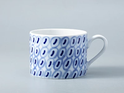 Чашка с блюдцем форма Соло рисунок Реки России. Ангара арт. 81.28755.00.1