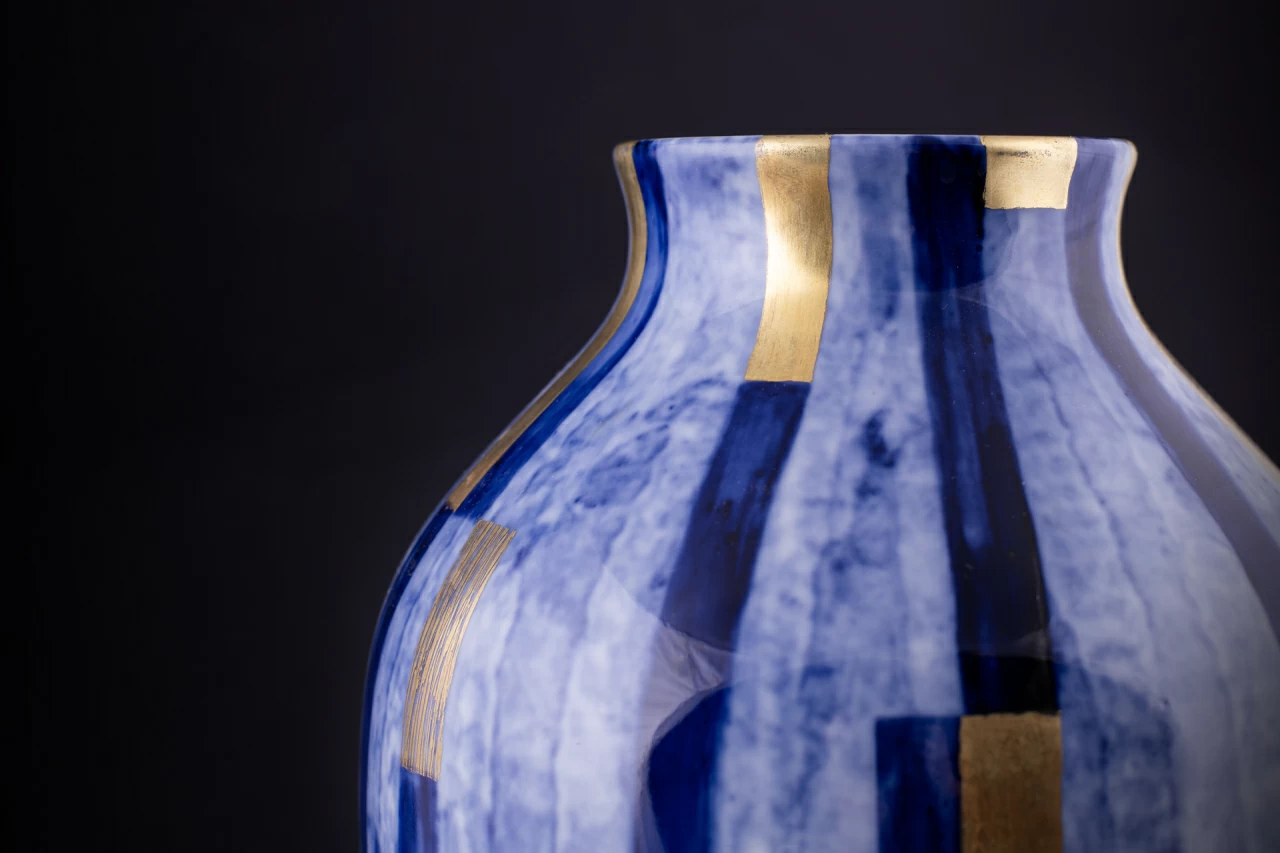 Ваза Штрих-код на форме Ламповая, арт 60.06353.00.1, 