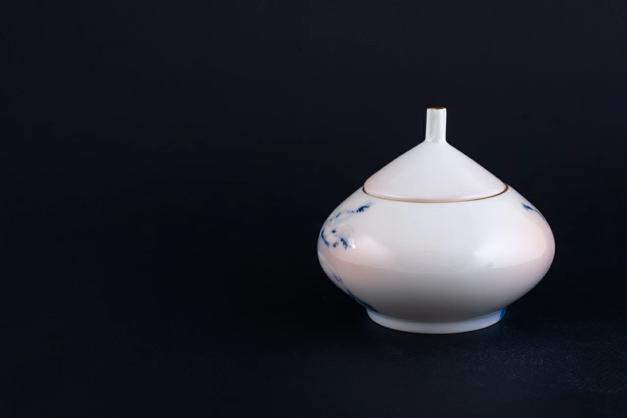 Сахарница Морозное утро на форме Купольная арт 40.03513.00.1, 