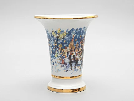 Ваза форма Ампирная рисунок Танго на Красной площади арт. 80.39849.00.1