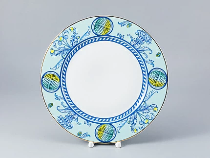 Тарелка форма Европейская 270 мм рисунок Высоцкая. Azzurro, арт. 80.37138.00.1 Тарелка форма Европейская 270 мм рисунок Высоцкая. Azzurro, арт. 80.37138.00.1