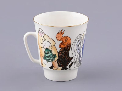 Трехпредметный комплект 165 мл форма Майская рисунок Синяя птица, арт. 81.32260.00.1 Трехпредметный комплект 165 мл форма Майская рисунок Синяя птица, арт. 81.32260.00.1