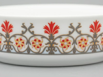 Туалетная коробочка в подарочной упаковке, форма Круглая, рисунок Мак восточный, арт 81.33191.00.1 Туалетная коробочка в подарочной упаковке, форма Круглая, рисунок Мак восточный, арт 81.33191.00.1