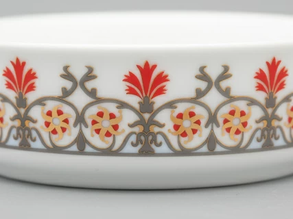 Туалетная коробочка в подарочной упаковке, форма Круглая, рисунок Мак восточный, арт 81.33191.00.1,  Туалетная коробочка в подарочной упаковке, форма Круглая, рисунок Мак восточный, арт 81.33191.00.1,