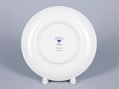 Чашка с блюдцем чайная 300мл, форма Купольная, рисунок Ирисы 2, арт 81.29657.00.1 Чашка с блюдцем чайная 300мл, форма Купольная, рисунок Ирисы 2, арт 81.29657.00.1