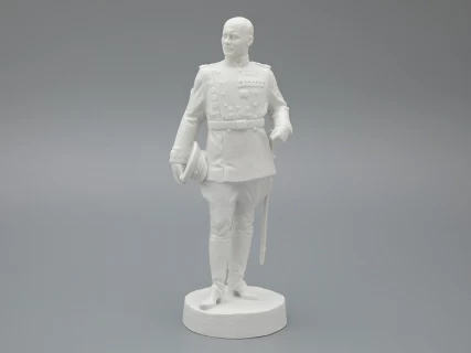 Скульптура Маршал Конев И.С., в подарочной упаковке, Белый бисквит, арт. 81.33454.00.1, 