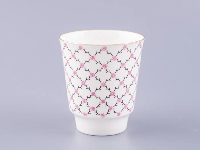 Чашка с блюдцем кофейная 165 мл форма форма Майская рисунок Розовая сетка арт. 81.13631.00.1, 