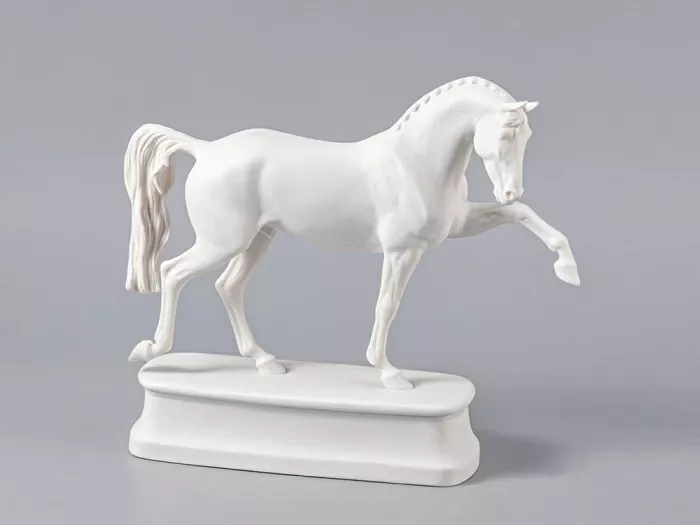 Скульптура Конь Ганноверский в подарочной упаковке, рисунок Белый арт. 81.23029.00.1, 