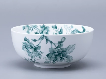 Салатник 160 мм форма Восточная Рисунок Monplaisir Green, арт. 80.48344.00.1, 