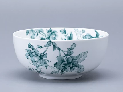 Салатник 160 мм форма Восточная Рисунок Monplaisir Green, арт. 80.48344.00.1