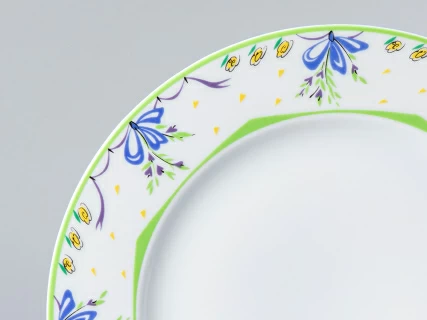 Тарелка мелкая 270 форма Европейская - 2 рисунок Цветная Пасха, арт. 80.98861.00.1, 