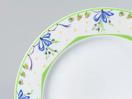 Тарелка мелкая 270 форма Европейская - 2 рисунок Цветная Пасха, арт. 80.98861.00.1
