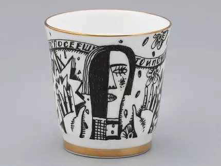 Подарочный набор стопок форма Сувенирная 1, рисунок Русская культура, арт. 81.31748.00.1