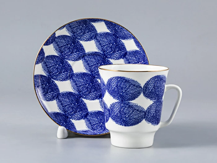 Чашка с блюдцем 165 мл форма Майская рисунок Cosy, арт. 81.27356.00.1, 