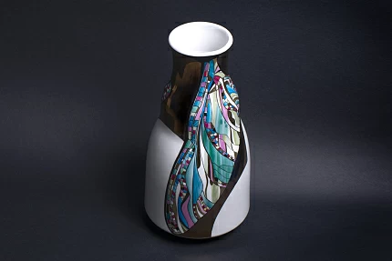 Ваза Крылья стрекозы на форме Зимняя высокая, арт 60.14879.00.1