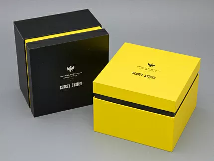 Подарочный набор чашка с блюдцем, форма Юлия рисунок Сысоев. Волшебный сад III арт. 81.30914.00.1