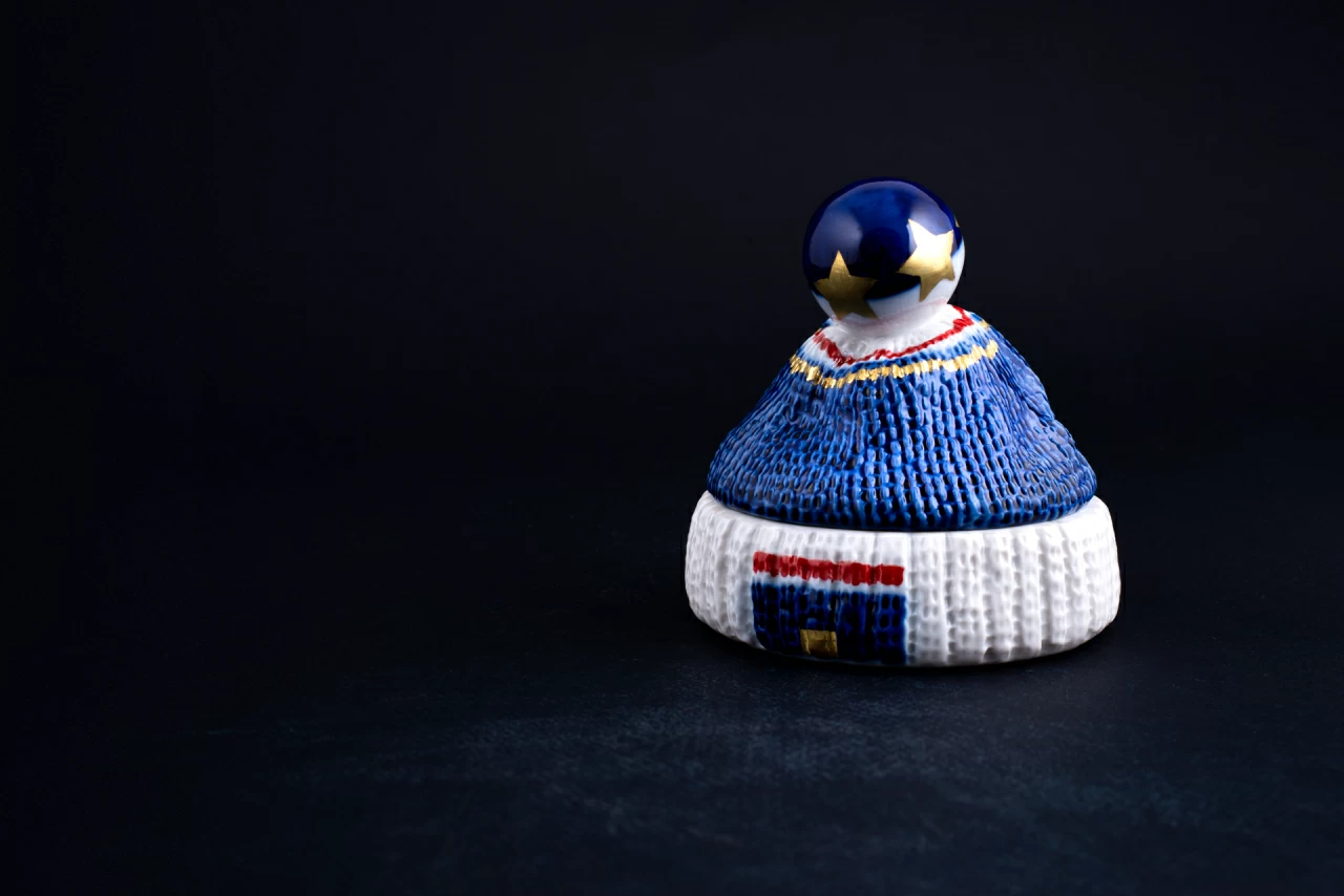 Шкатулка Детская Шапочка, рисунок Золотые звезды, арт 60.14114.00.1, 