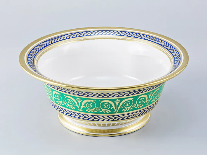 Салатник шестипорционный круглый форма Александрия рисунок Золотой 52 арт. 80.65353.00.1, 